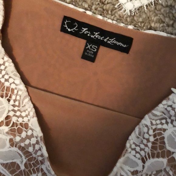 RARE For love and lemons crop top and skirt set - Picture 4 of 4